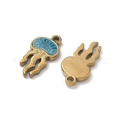 304 Stainless Steel Enamel Pendants&nbsp;STAS-F346-05G