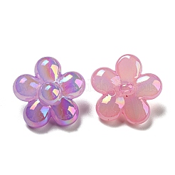 UV Plating Jelly Effect Acrylic Beads&nbsp;MACR-D083-12