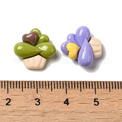 Opaque Resin Decoden Cabochons&nbsp;CRES-B019-06