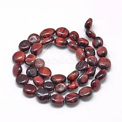Dyed & Heated Natural Red Tiger Eye Beads Strands&nbsp;G-R445-8x10-30