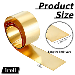 1M Flat Brass Rolls&nbsp;DIY-WH0308-770