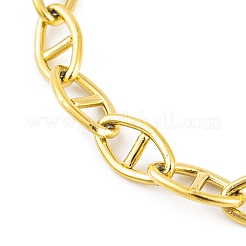 Ion Plating(IP) 304 Stainless Steel Mariner Link Chain Bracelets for Women&nbsp;BJEW-A013-01G