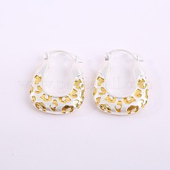 Brass Hoop Earrings for Women&nbsp;WG45214-01