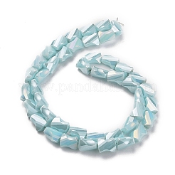 Electroplated Glass Beads Strands&nbsp;GLAA-G092-A-01