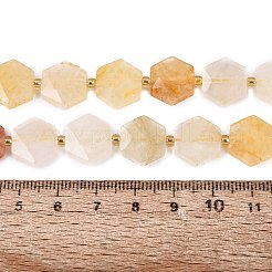 Natural Golden Silk Jade Beads Strands&nbsp;G-N368-01A-16