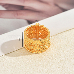 Multi-layer Line Circle Metal Finger Rings for Women&nbsp;MZ7157