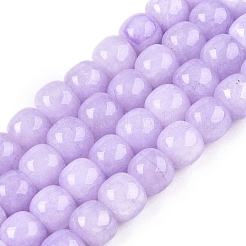 Dyed Natural White Jade Beads Strands&nbsp;G-T138-S18