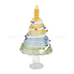 Handmade Lampwork Christmas Tree Ornaments&nbsp;LAMP-C026-06H