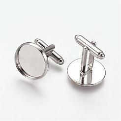 Brass Cufflinks&nbsp;KK-Q187-N