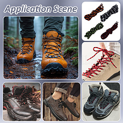 8 Pairs 4 Colors Polyester Shoelace&nbsp;FIND-PH0028-91