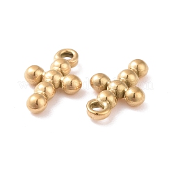 Ion Plating(IP) 304 Stainless Steel Charms&nbsp;STAS-D185-01G