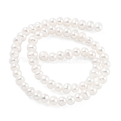Natural Cultured Freshwater Pearl Beads Strands&nbsp;PEAR-C003-06G
