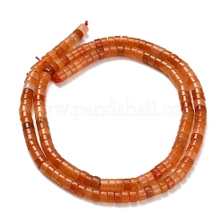 天然石レッドアベンチュリンビーズ連売り  ディスク  ヒシビーズ  4x2~2.5mm  穴：0.7mm  約158~160個/連  14.96''~15.16''（38~38.5センチメートル）&nbsp;G-Z110-A10-2x4mm-03
