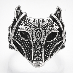 Alloy Cuff Finger Rings&nbsp;RJEW-T006-45