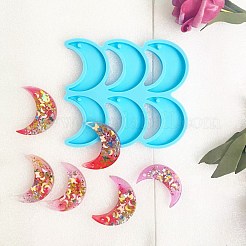 Moon DIY Pendant Silicone Molds&nbsp;DIY-G062-C01