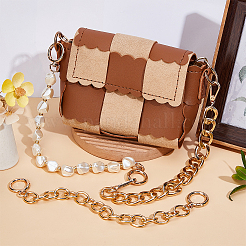3Pcs 3 Styles Aluminum Twist Chain Bag Straps&nbsp;DIY-BBC0002-35G