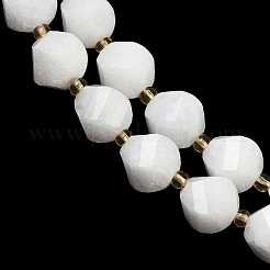 Natural White Jade Beads Strands&nbsp;G-U023-A20-01A
