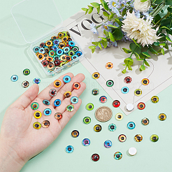 1 Bag Flatback Glass Cabochons&nbsp;GGLA-PH0001-57