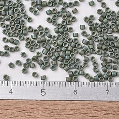 MIYUKIデリカビーズ  シリンダー  日本製シードビーズ  11/0  （db1594)マットアボカドab  1.3x1.6mm  穴：0.8mm  約2000PCS /ボトル  10 G /ボトル&nbsp;SEED-JP0008-DB1594