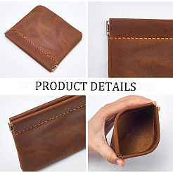 Vintage Leather Shrapnel Coin Pouches&nbsp;AJEW-WH20020-450B