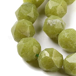 Natural Olive Jade Beads Strands&nbsp;G-NH0021-A17-02