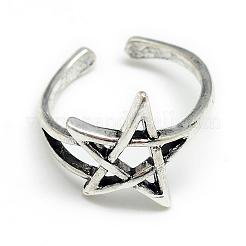 Adjustable Alloy Cuff Finger Rings&nbsp;RJEW-S038-083