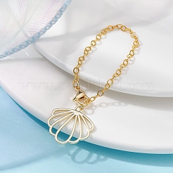 Flower Alloy Cup Pendant Decorations&nbsp;HJEW-JM01343