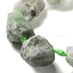 未加工の天然蛍石瑪瑙ビーズ連売り  ナゲット  19~28x15~26x14~22mm  穴：3.7mm  約16個/連  16.73''（42.5センチメートル）&nbsp;G-J388-A10-01