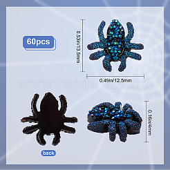 60Pcs Opaque Resin Cabochons&nbsp;RESI-GF0001-07