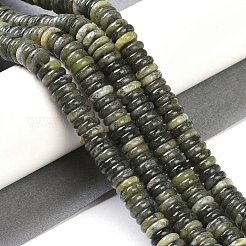 天然中国南部翡翠ビーズ連売り  ロンデル  6~6.5x2~2.5mm  穴：1mm  約181~191個/連  15.16~15.35''（38.5~39.1センチメートル）&nbsp;G-Q159-B16-01