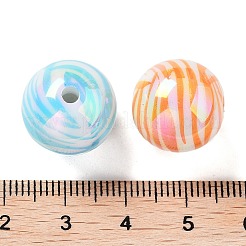 UV Plating Iridescent Acrylic Beads&nbsp;MACR-D032-03