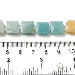 Natural Flower Amazonite Beads Strands&nbsp;G-L596-A14-01