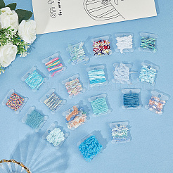 20 Bundles 20 Styles Cotton and Polyester Lace Ribbon&nbsp;OCOR-GF0004-91