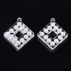 Transparent Acrylic Pendants&nbsp;TACR-R146-009