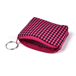 Plaid Pattern Cotton Wallets&nbsp;AJEW-N003-21