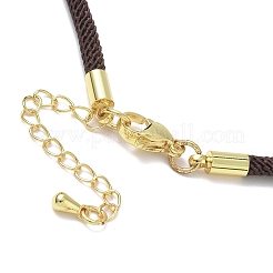 3MM Nylon Milan Cord Necklace Making&nbsp;NJEW-H084-01G-40