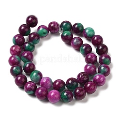 Natural Dyed White Jade Beads Strands&nbsp;G-M402-C04-05