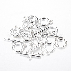 合金マンテル  カドミウムフリー＆ニッケルフリー＆鉛フリー  銀色のメッキ  リング：約14x11x2mm  穴：2mm  バー：19x5.5x2mm  穴：2mm&nbsp;X-TIBE-EA774Y-S-NR