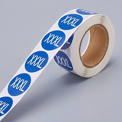Paper Self-Adhesive Clothing Size Labels&nbsp;DIY-A006-B07