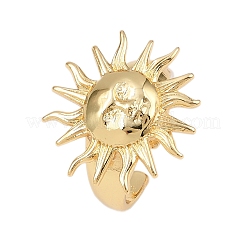 Brass Adjustable Cuff Open Rings&nbsp;RJEW-C145-03G