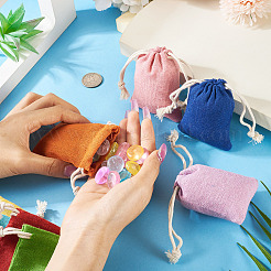 22Pcs 11 Colors Rectangle Cloth Packing Pouches&nbsp;ABAG-TA0001-87A
