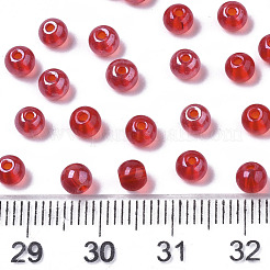 Transparent Glass Beads&nbsp;SEED-S040-08A-08