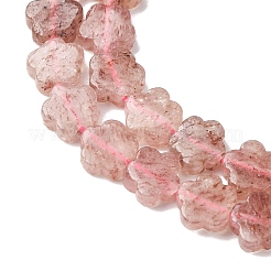 Natural Strawberry Quartz Beads Strands&nbsp;G-B138-C17-01
