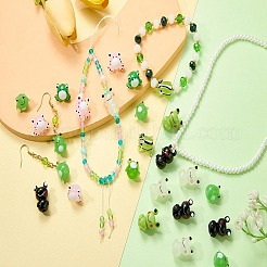12Pcs 6 Styles Handmade Lampwork Beads&nbsp;LAMP-SZ0001-65