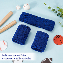 Polyester Elbow Sleeves and Headband&nbsp;AJEW-WH20010-49A