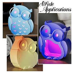 フクロウシリコン型 7個 7スタイル  ホワイト  8.8~9.3×6.5~7.8cm×0.9cm&nbsp;ST-CJ0043-029