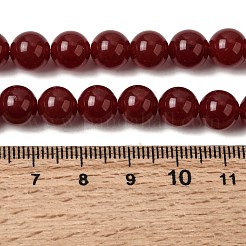 Natural White Jade Beads Strands&nbsp;G-H348-8mm-01