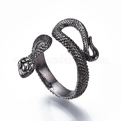 Alloy Cuff Finger Rings&nbsp;RJEW-T006-33B