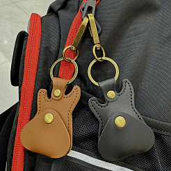 1Pc Guitar Imitation Leather Pendant Keychains&nbsp;KEYC-CL0001-36B