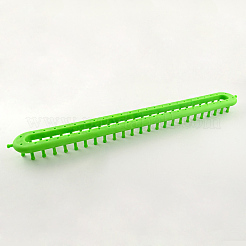 糸コード編み機用のプラスチックリリヤン織機  ライムグリーン  465x50x30mm&nbsp;TOOL-R074-02